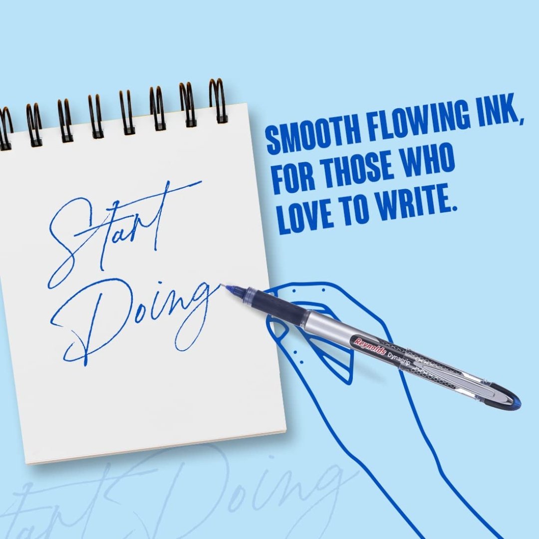 Reynolds Dynagrip Ball Pens Pack Of 5