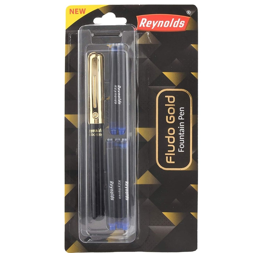 Reynolds Fludo Gold Fountain Pen