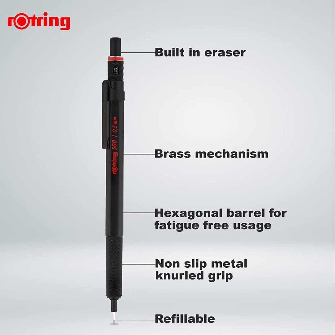 Rotring 500 HB 0.5mm Mechanical Pencil