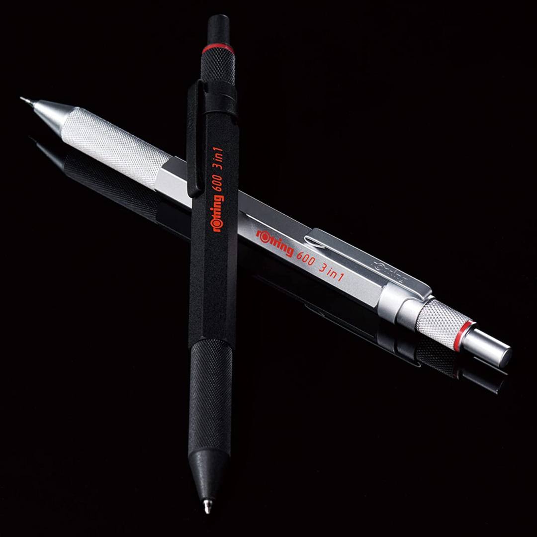 Rotring 600 3 in 1 Multicolor Pen & Mechanical Pencil