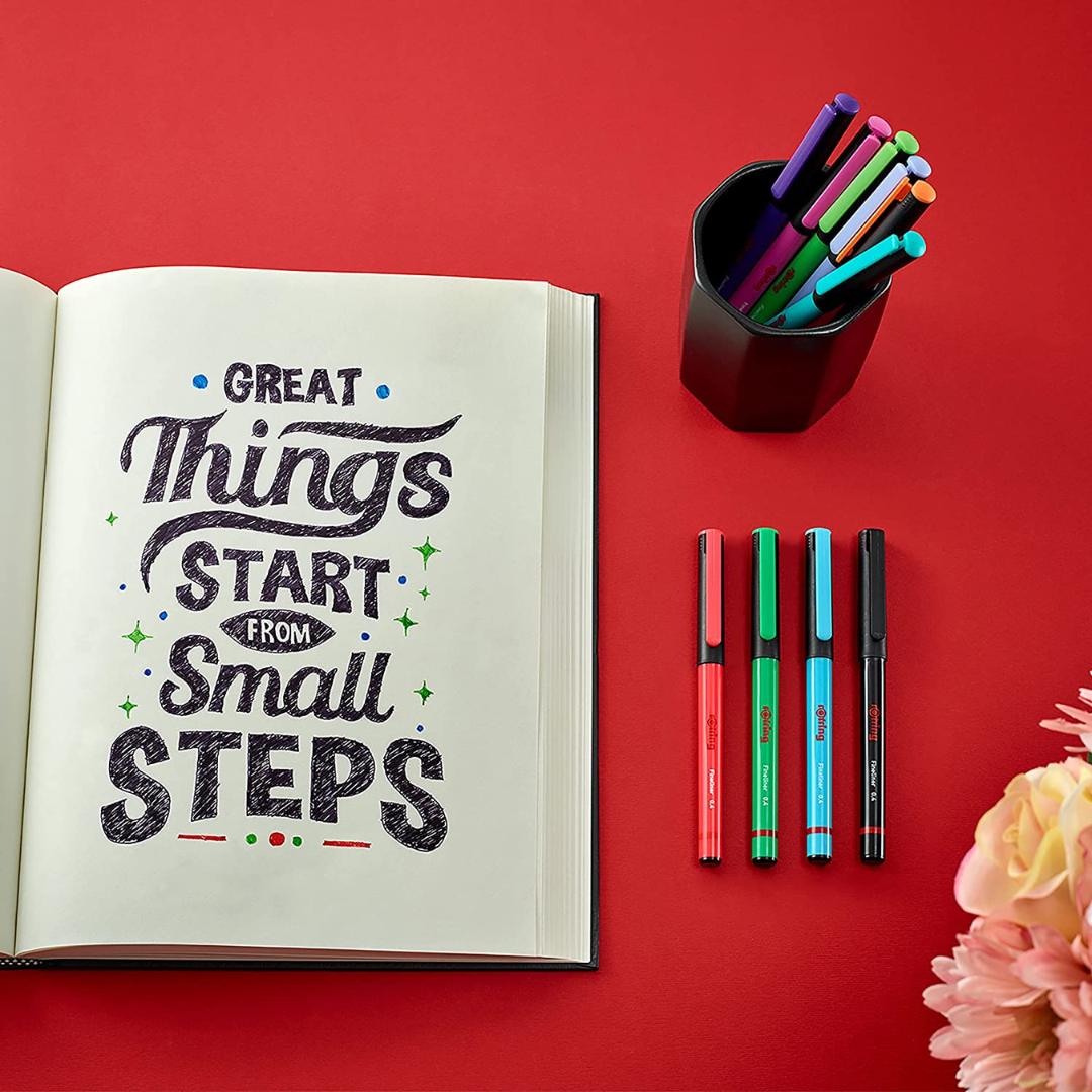 Rotring Fineliner Pens Pack Of 10