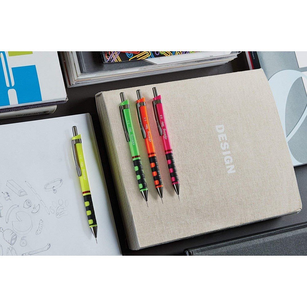 Rotring Orange Mechanical Tikky Pencil 0.5mm with Metal Cap
