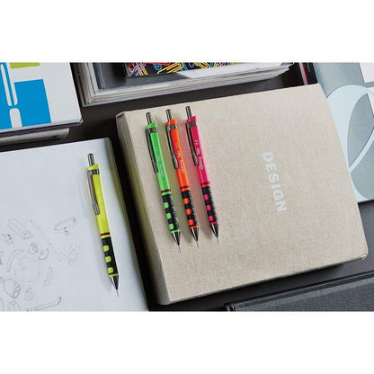 Rotring Pink Mechanical Tikky Pencil 0.5mm with Metal Cap