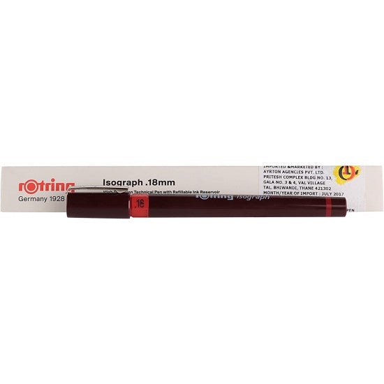Rotring Technical Drawing Pen Isograph 0.18mm