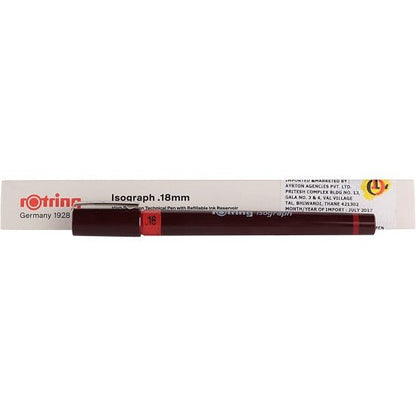 Rotring Technical Drawing Pen Isograph 0.18mm