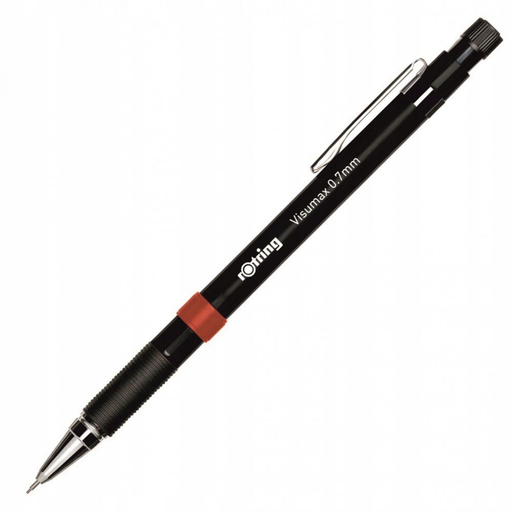 Rotring Visumax Mechanical Pencil 0.7 mm Black with 24 HB Leads Blister Pack