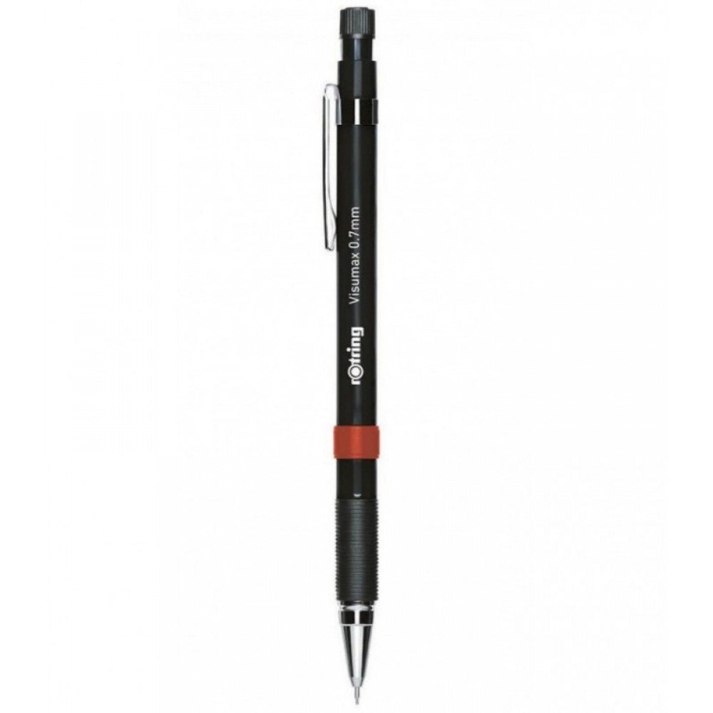 Rotring Visumax Mechanical Pencil 0.7 mm Black with 24 HB Leads Blister Pack