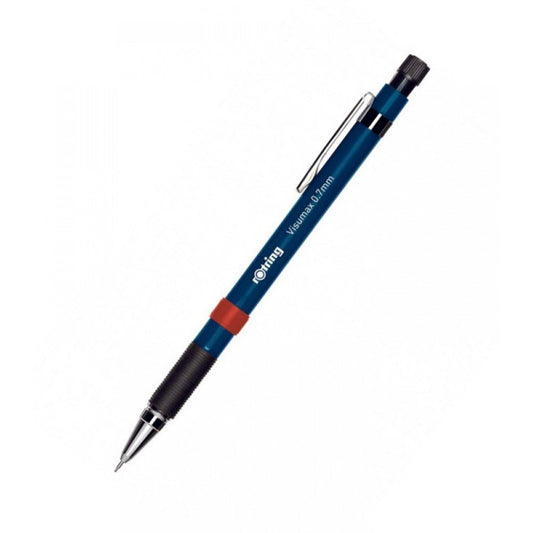 Rotring Visumax Mechanical Pencil 0.7 mm Blue with 24 HB Leads Blister Pack