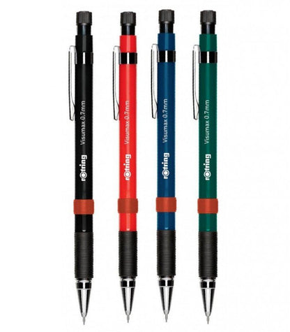 Rotring Visumax Mechanical Pencil 0.7 mm Green with 24 HB Leads Blister Pack