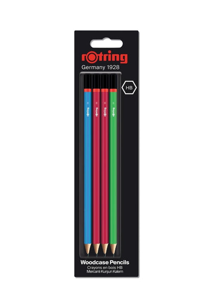 Rotring Woodcase HB Pencils - Assorted Colors