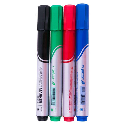 RYSTON PERMANENT MARKER (PACK OF 4PCS)