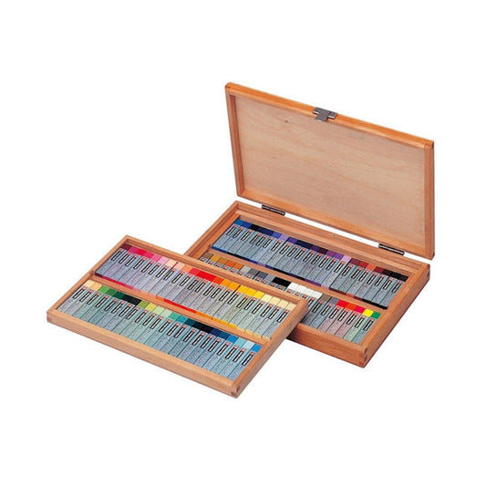 Sakura Craypas Specialist Oil Pastels, Set Of 88 Assorted Colors In A Wooden BoX