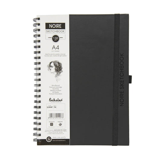 Scholar A4 Noire Sketchbook Portrait