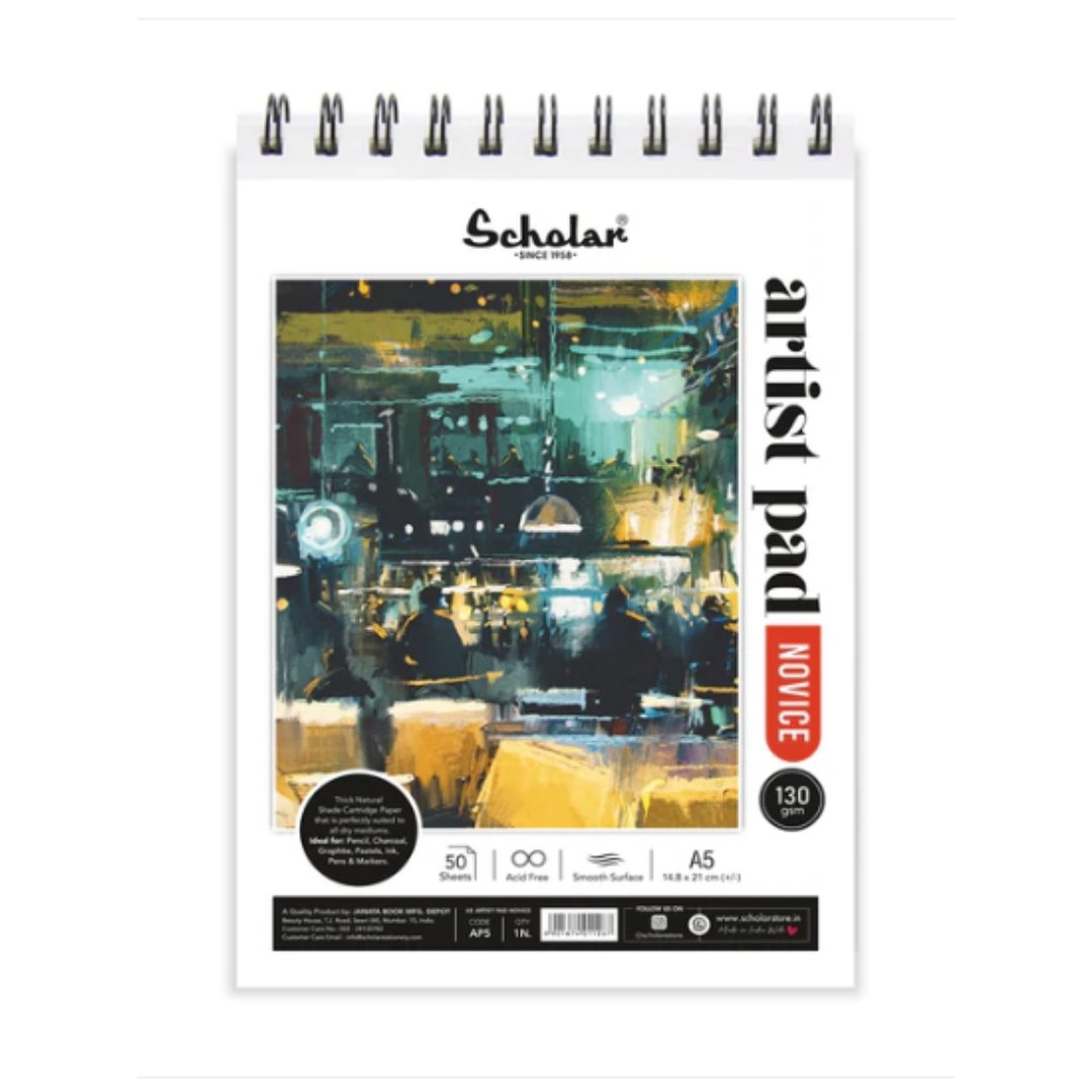 Scholar A5 Artist Pad Novice