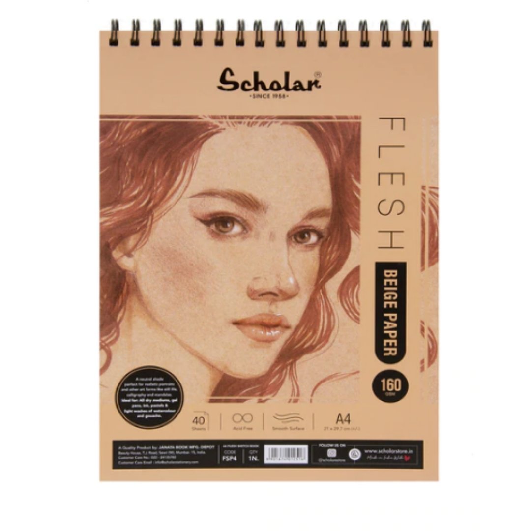 Scholar Flesh Beige Paper Pad