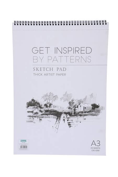 Scholar Get Inspired By Patterns Sketch Pad A3