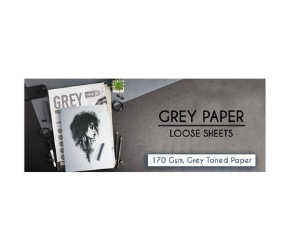 Scholar Grey Paper Loose Sheets