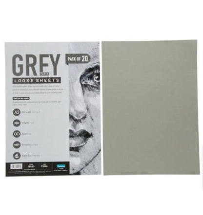 Scholar Grey Paper Loose Sheets