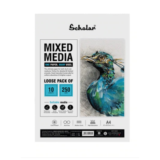 Scholar Mixed Media Loose Sheets-A4/A5