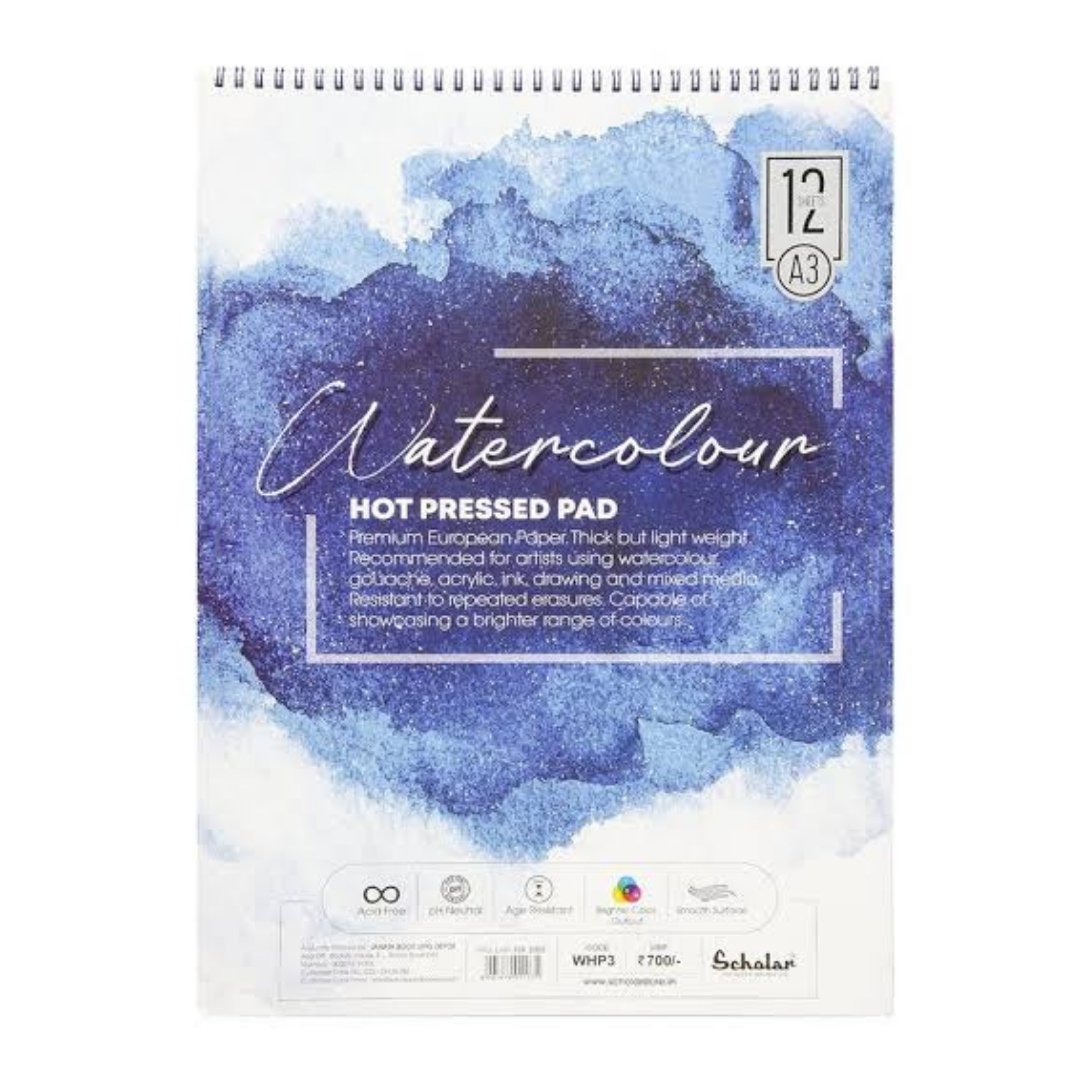 Scholar Watercolor Hot Pressed Pad