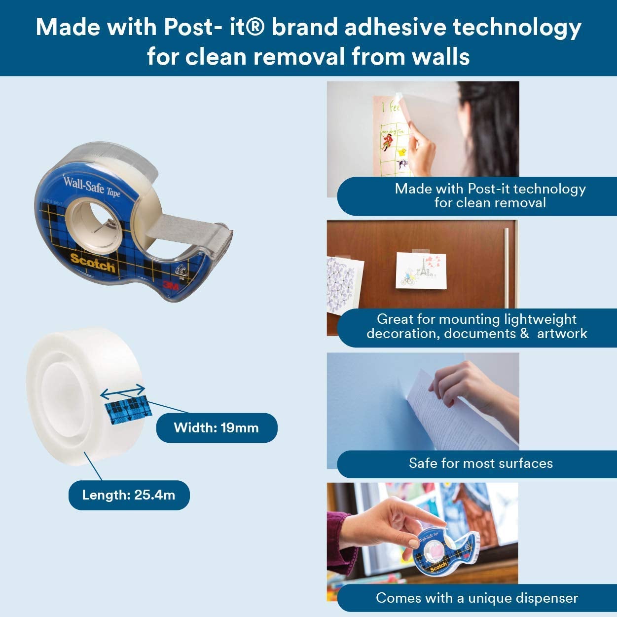 Scotch Damage Free Wall Safe Tape