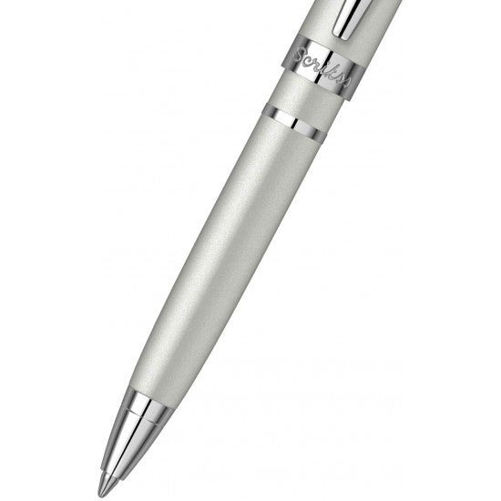 Scrikss Mini Metropolis Matte Grey-CT Ballpoint Pen