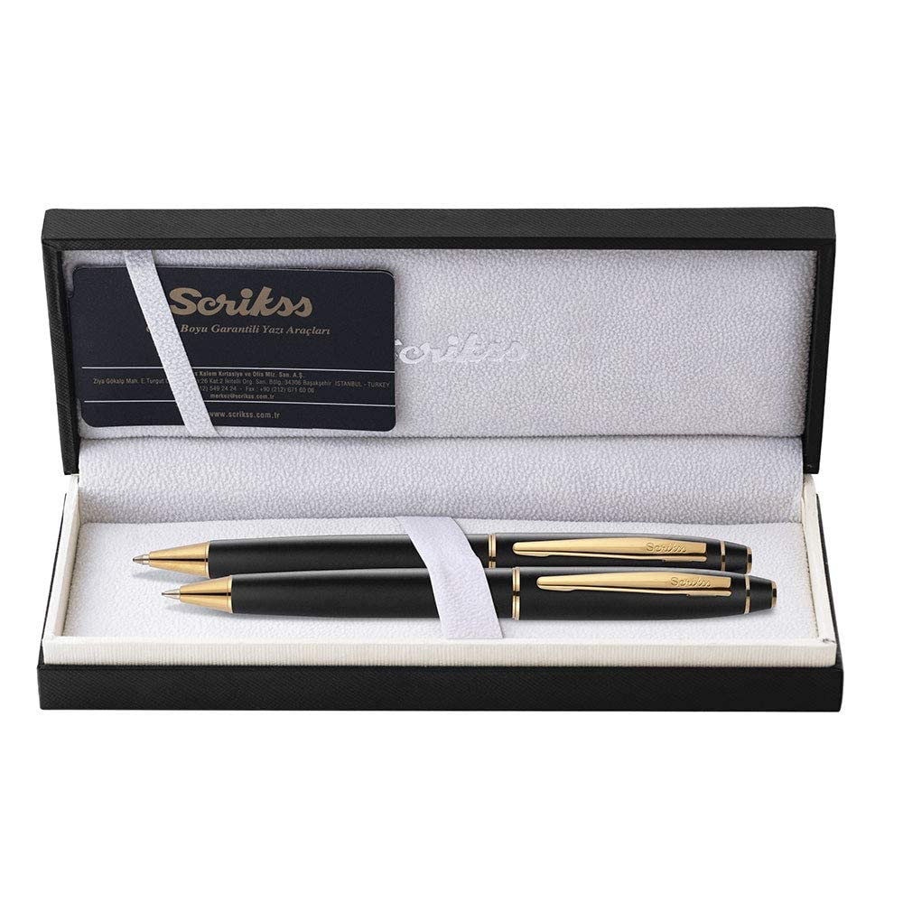 Scrikss Noble 35 Ballpoint Pen + Mechanical Pencil Set