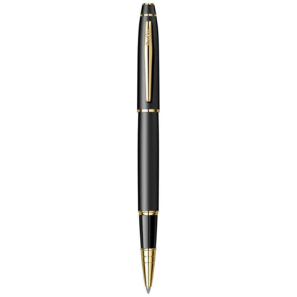Scrikss Noble 35 Roller Ball Matt Black Gold Pen