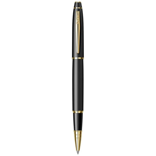 Scrikss Noble 35 Roller Ball Matt Black Gold Pen