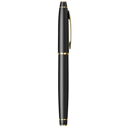 Scrikss Noble 35 Roller Ball Matt Black Gold Pen