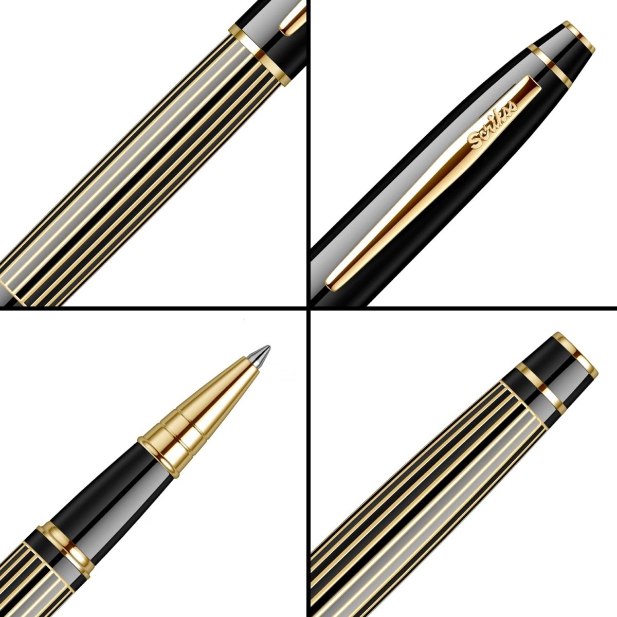 Scrikss Noble 35L Black GT Rollerball Pen