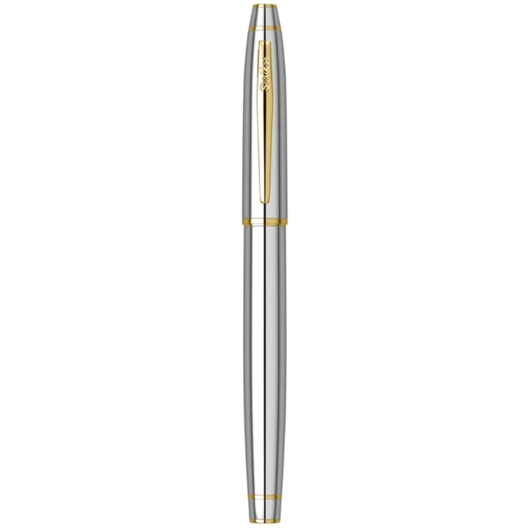 Scrikss Noble Gold Chrome Fountain Pen
