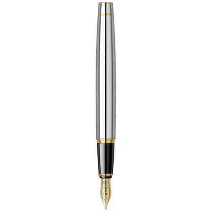 Scrikss Noble Gold Chrome Fountain Pen