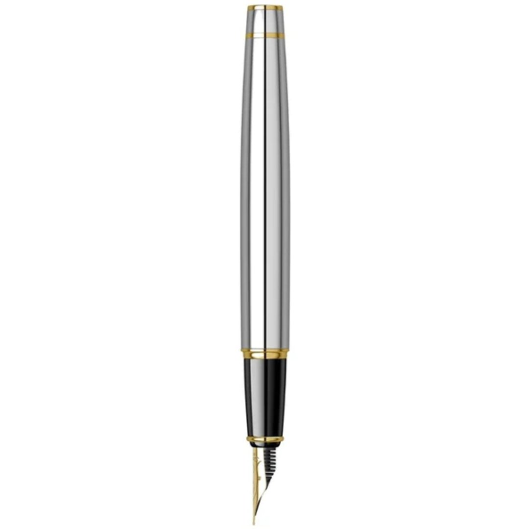 Scrikss Noble Gold Chrome Fountain Pen