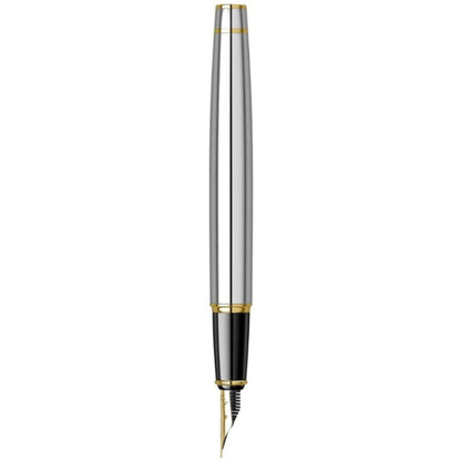 Scrikss Noble Gold Chrome Fountain Pen