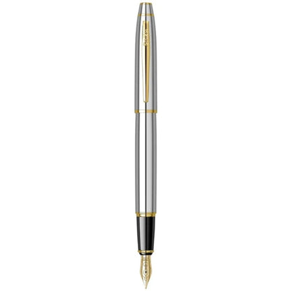 Scrikss Noble Gold Chrome Fountain Pen