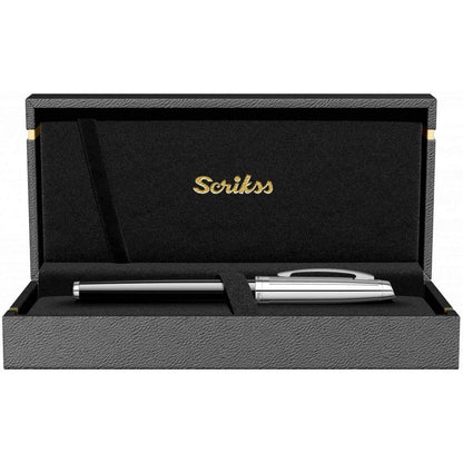 Scrikss Oscar 39 Black Chrome-CT Rollerball Pen
