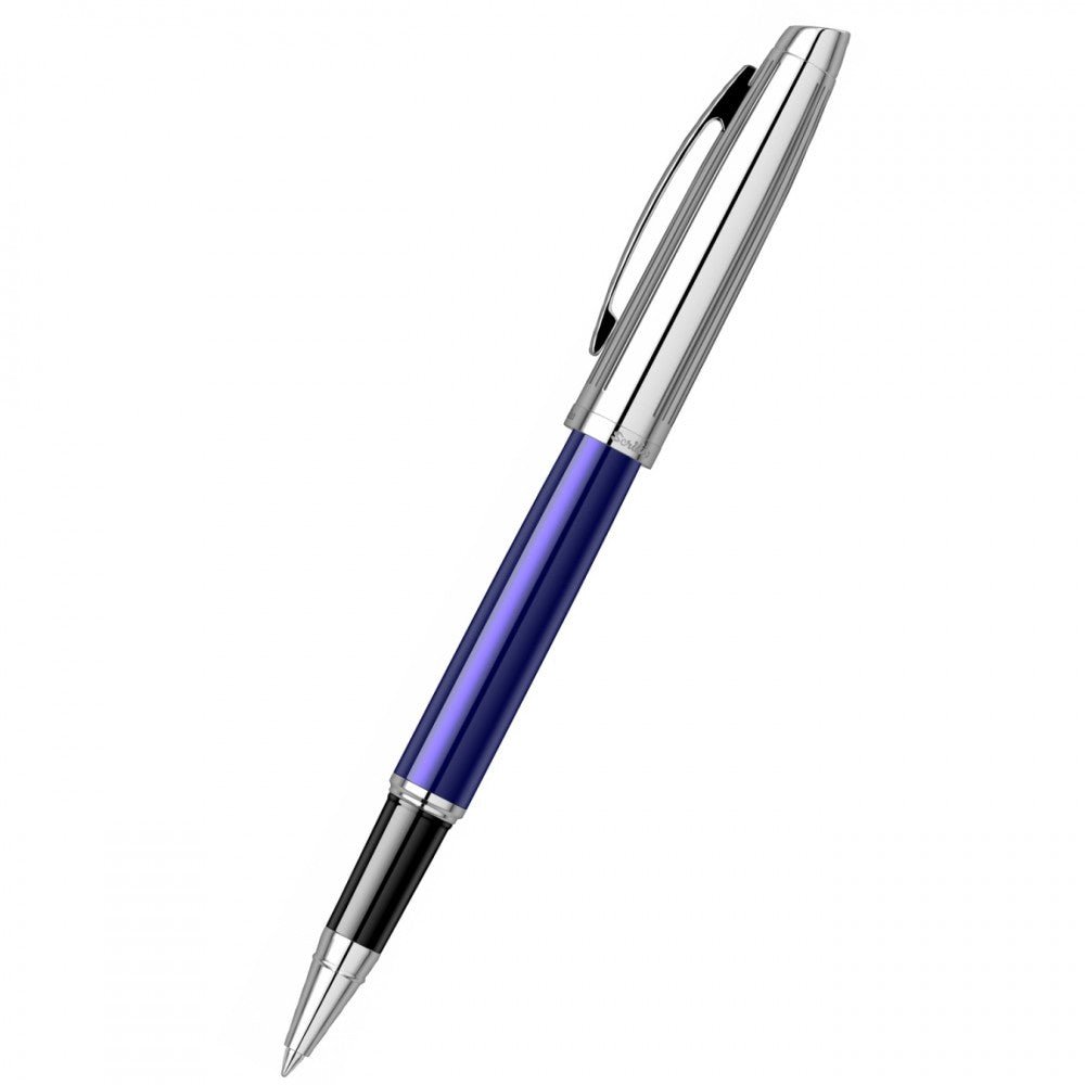 Scrikss Oscar 39 Blue Chrome-CT Rollerball Pen