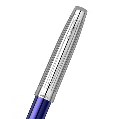 Scrikss Oscar 39 Blue Chrome-CT Rollerball Pen