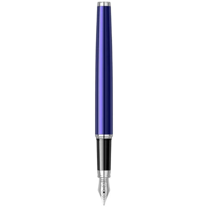 Scrikss Oscar Blue Chrome Fountain Pen