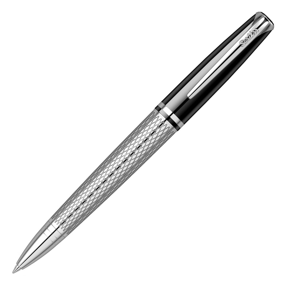 Scrikss Pera 477 Black Chrome-CT Ballpoint Pen