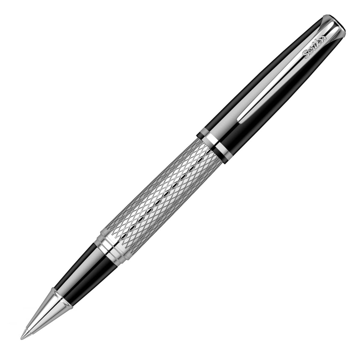 Scrikss Pera 477 Black-Chrome-CT Rollerball Pen