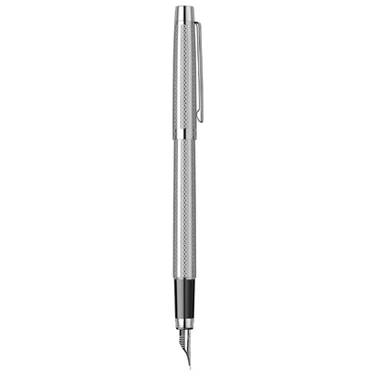 Scrikss Venus 722 Chrome CT Fountain+ Ballpoint Pen+ Mechanical Pencil Set