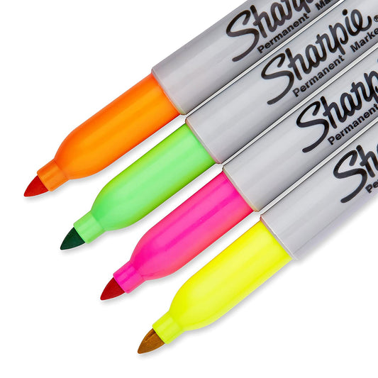 Sharpie Fine Point Neon Permanent Marker