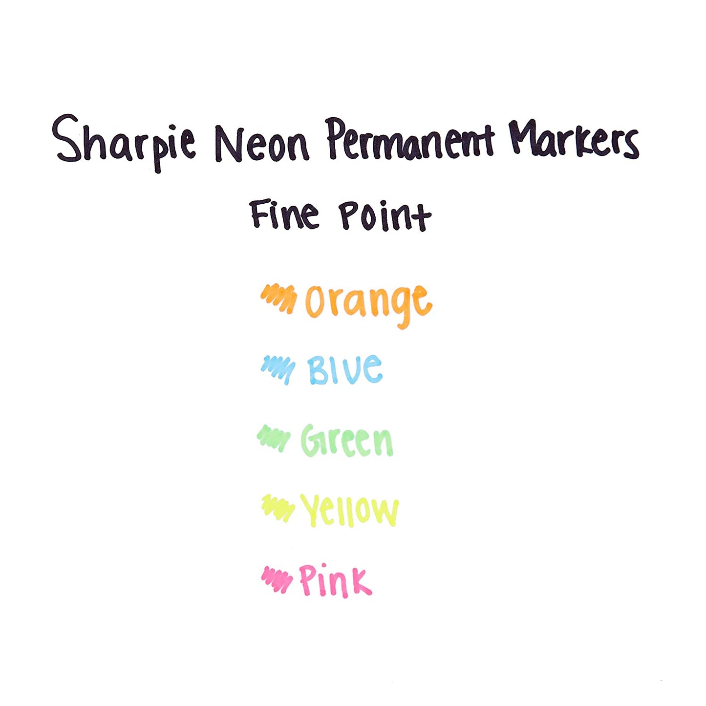 Sharpie Fine Point Neon Permanent Marker