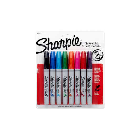 Sharpie Permanent Markers Brush Tip