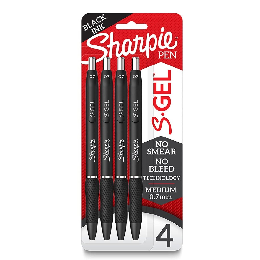 Sharpie S. Gel Pens 0.7mm (Pack Of 4)