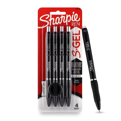 Sharpie S. Gel Pen 0.5mm-Pack Of 4