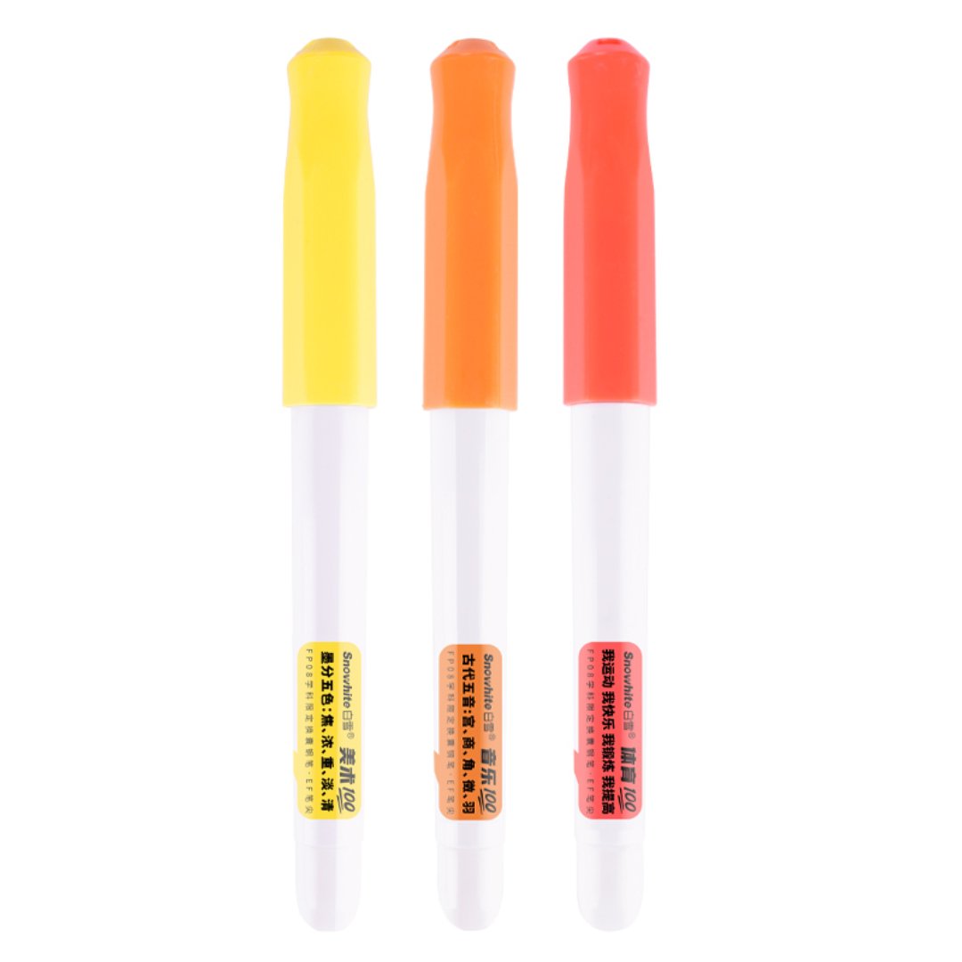 Snowhite Fountain Pen Pack of 3