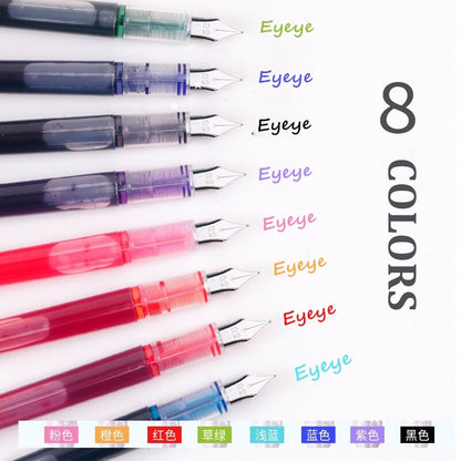 Snowhite FP20 Fountain Pen 0.5 Multicolor Pack of 8
